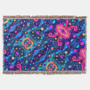 Cosmic Abstract Pattern Blanket