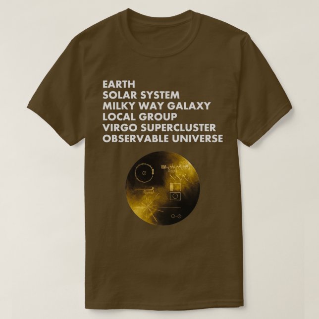 Cosmic Address  T-Shirt (Design Front)
