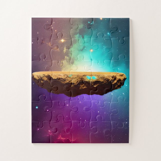 Cosmic Amazing Universe Floating Plateau Asteroid Jigsaw Puzzle (Vertical)