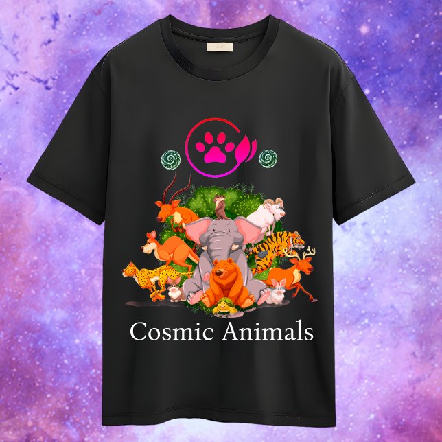 Cosmic Animals Wild Beyond the Galaxy T-Shirt (Creator Uploaded)