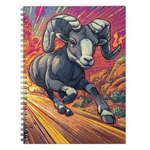 Cosmic Aries Ram Notebook