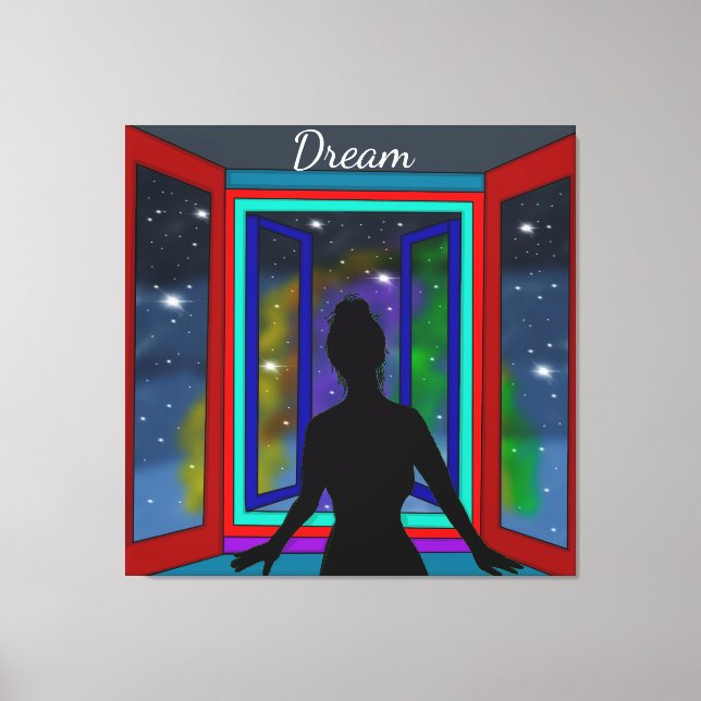 Cosmic Art Canvas Print (Front)