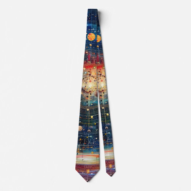 Cosmic Astrological Neck Tie (Front)