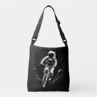 Cosmic Astronaut Bike Ride Space Adventure