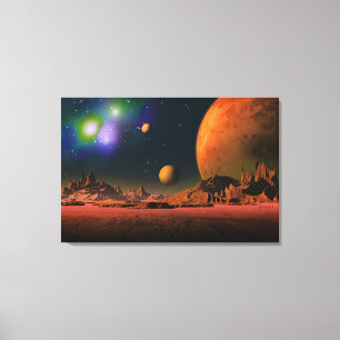 Cosmic awareness canvas print