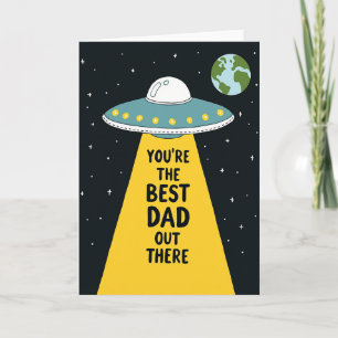 Cosmic Best Dad Out There Card
