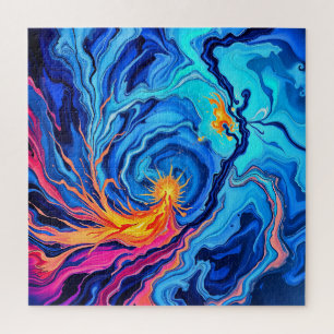 Cosmic Blaze Jigsaw Puzzle