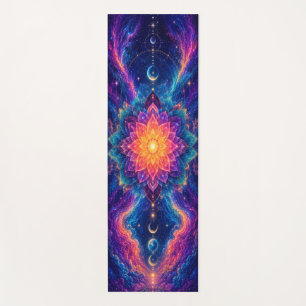 Cosmic Bloom Celestial Yoga Mat