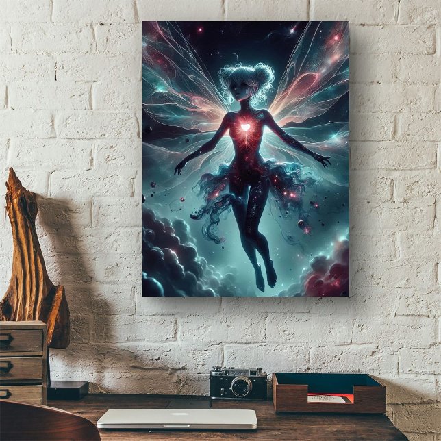 Cosmic Bloom Fae Canvas Print (Creator Uploaded)