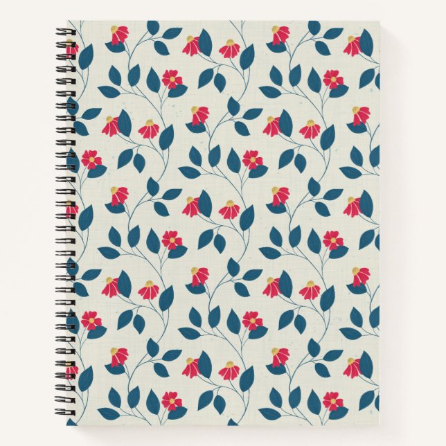 Cosmic Bloom Trailing Notebook (Front)