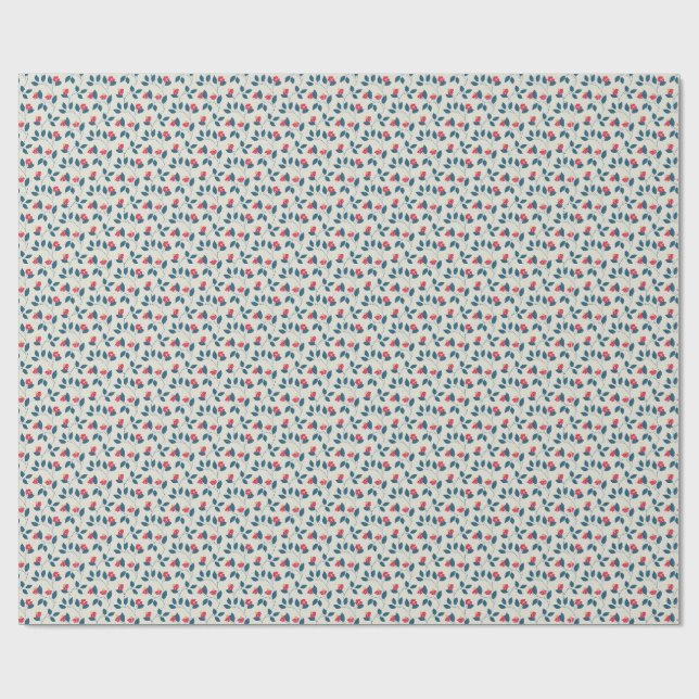 Cosmic Bloom Trailing Wrapping Paper (Flat)