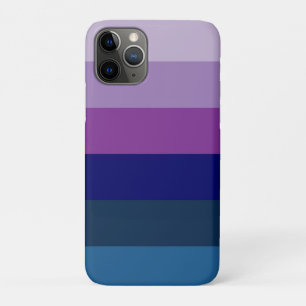 Cosmic Blue and Purple Stripes Case-Mate iPhone Case
