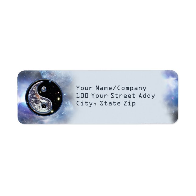 Cosmic Blue Yin Yang (Front)