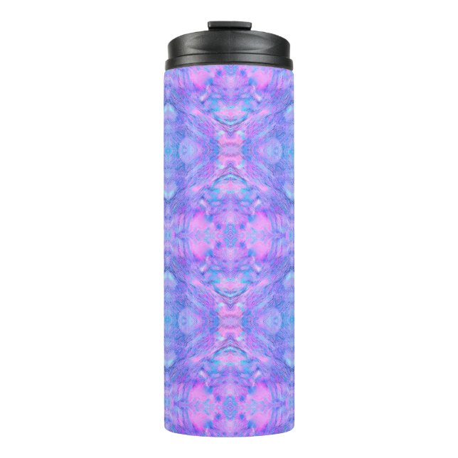 Cosmic Boho Pattern – Oriental Fantasy Abstract Thermal Tumbler (Front)
