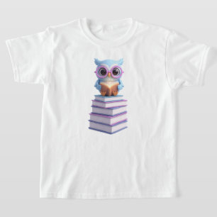 Cosmic Book Owl T-Shirt