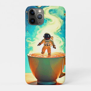 Cosmic Brew: Astronaut's Coffee Dream Case-Mate iPhone Case