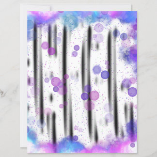 Cosmic Bubble Flow Scrapbook Paper