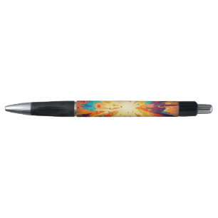 Cosmic Burst Abstract Splatter Art