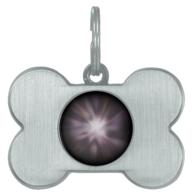 Cosmic Burst Artwork Pet ID Tag (Front)
