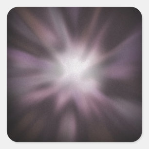 Cosmic Burst Artwork Square Sticker