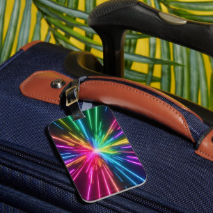 Cosmic Burst Luggage Tag