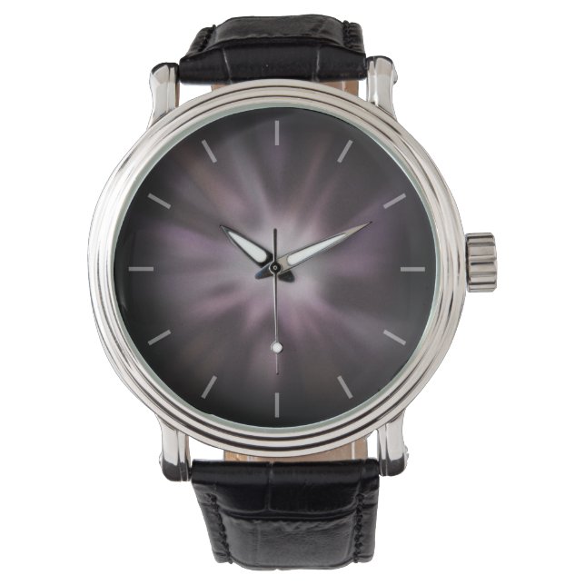 Cosmic Burst - Space Explosion on Black Watch (Front)