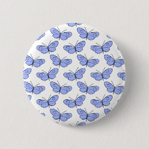 Cosmic Butterfly Pattern 6 Cm Round Badge