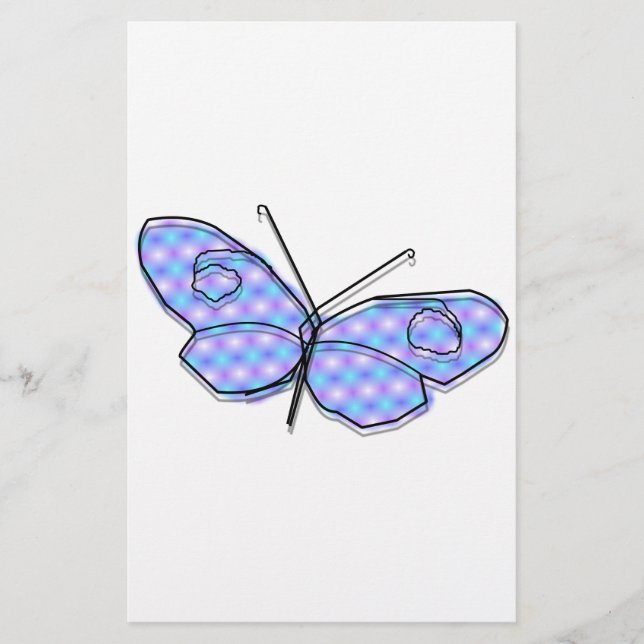 Cosmic Butterfly Stationery (Front)
