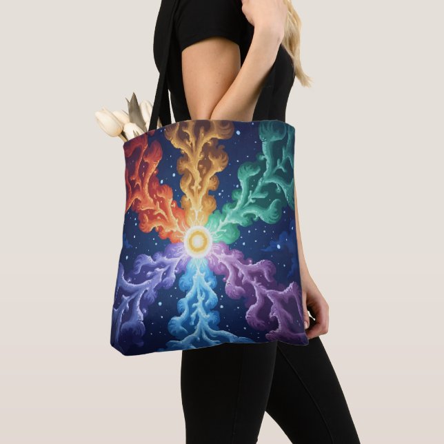 Cosmic Carryall Tote Bag (Close Up)