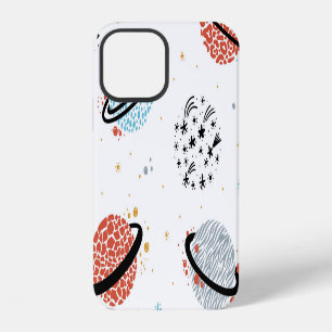 Cosmic Cartoons: Vintage Space Wonders iPhone 12 Case