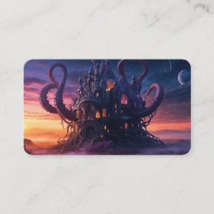 Cosmic Castle from Aeons Long Past Bookmark Business Card