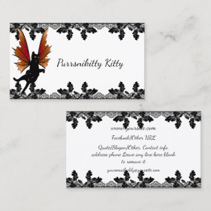 Cosmic Cat Acorn Business Card