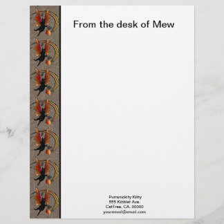 Cosmic Cat Acorn Custom Letterhead