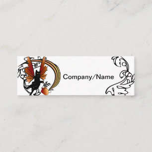 Cosmic Cat Acorn Mini Business Card