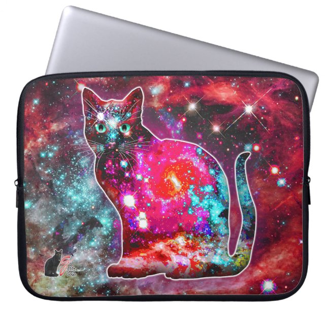 Cosmic Cat Alpha Electronics Bag (Front)