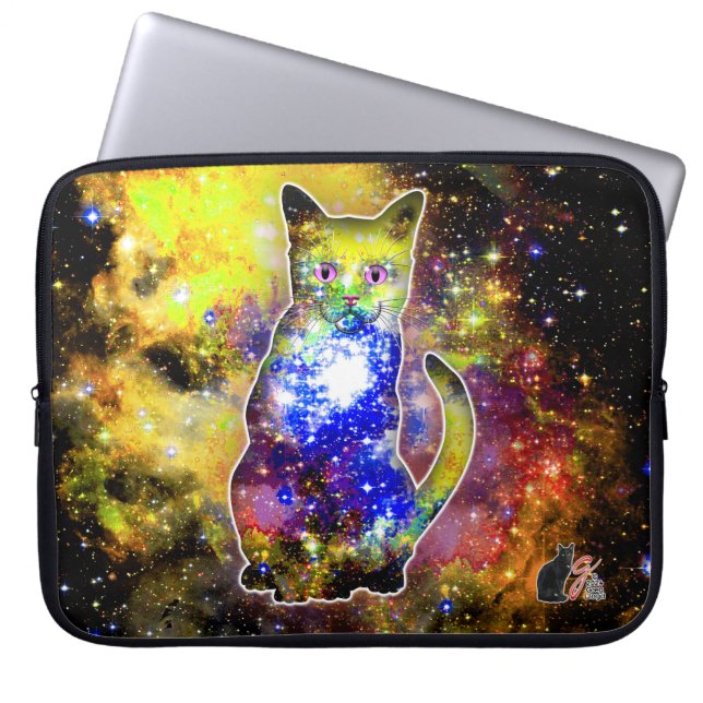 Cosmic Cat Beta Electronics Bag (Front)