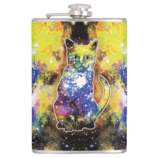 Cosmic Cat Beta Hip Flask
