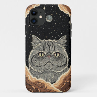 Cosmic Cat Case-Mate iPhone Case