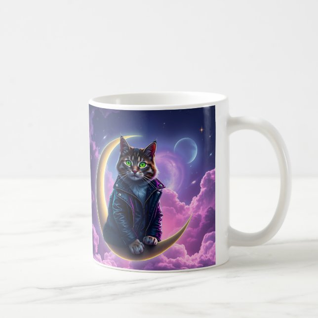 Cosmic Cat Coffee Cup (Right)