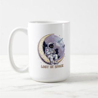 Cosmic Cat Contemplation Coffee Mug