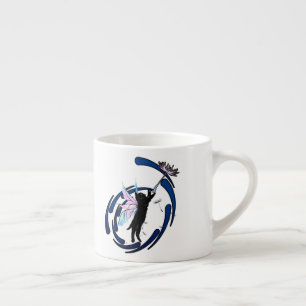 Cosmic Cat Dandelion Espresso Cup