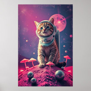 Cosmic Cat: Disco Dreams in Space Poster