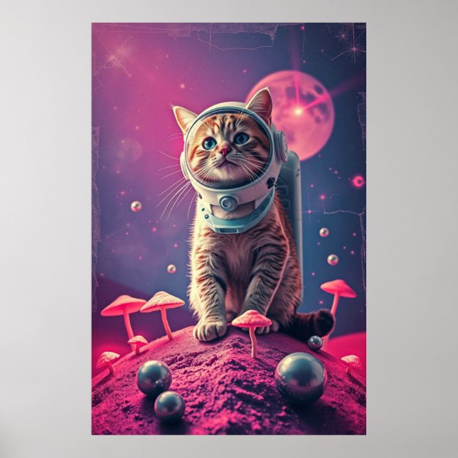 Cosmic Cat: Disco Dreams in Space Poster (Front)