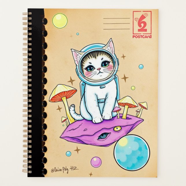 Cosmic Cat Dreams Planner (Front)