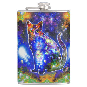 Cosmic Cat Epsilon Hip Flask