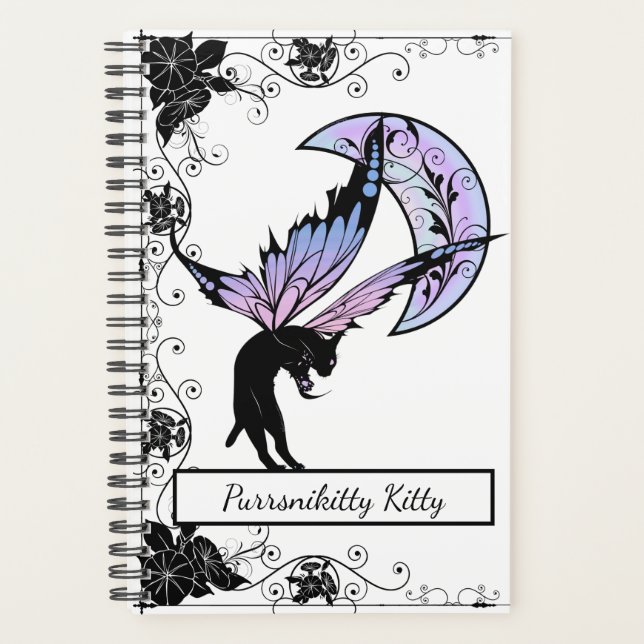 Cosmic Cat Moon Planner (Front)