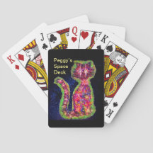 Cosmic Cat Playing Cards