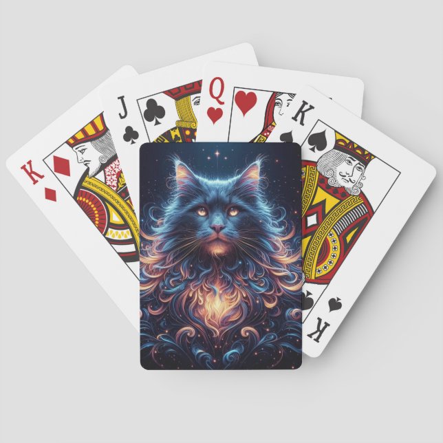 Cosmic Cat Playing Cards (Back)