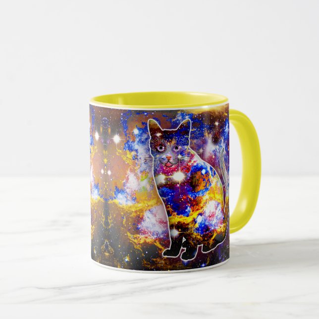 Cosmic Cat Psi Mug (Front Right)