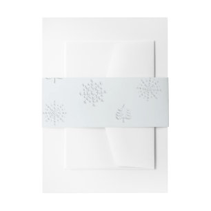 Cosmic Cat Snowflake Invitation Belly Band